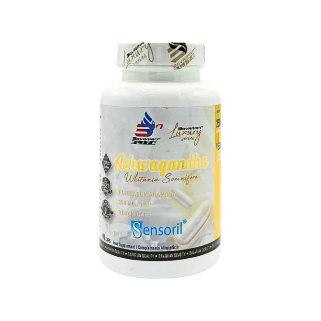 ASHWAGANDHA Sensoril® de Bavarian Elite (90 capsulas)