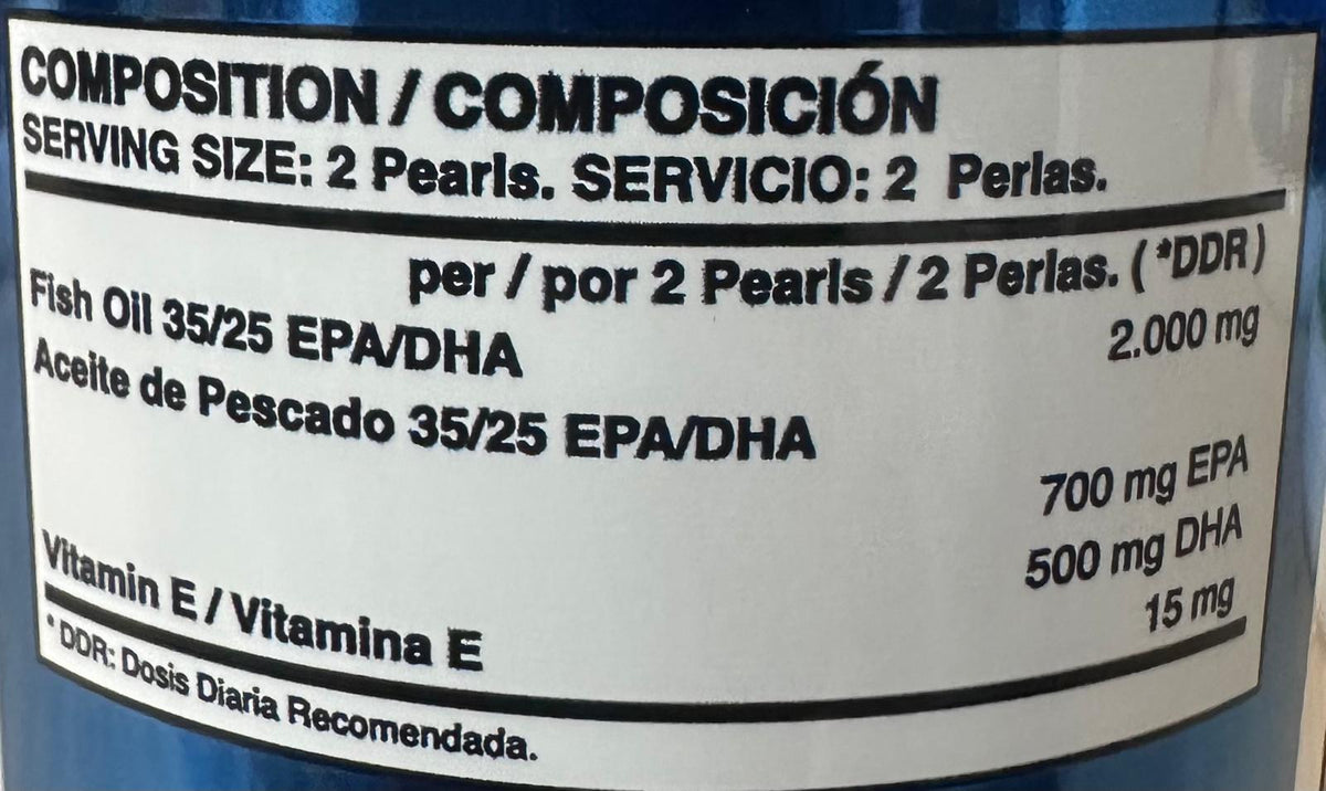 Omega 3 PLATINIUM de Bavarian Elite (90 perlas)