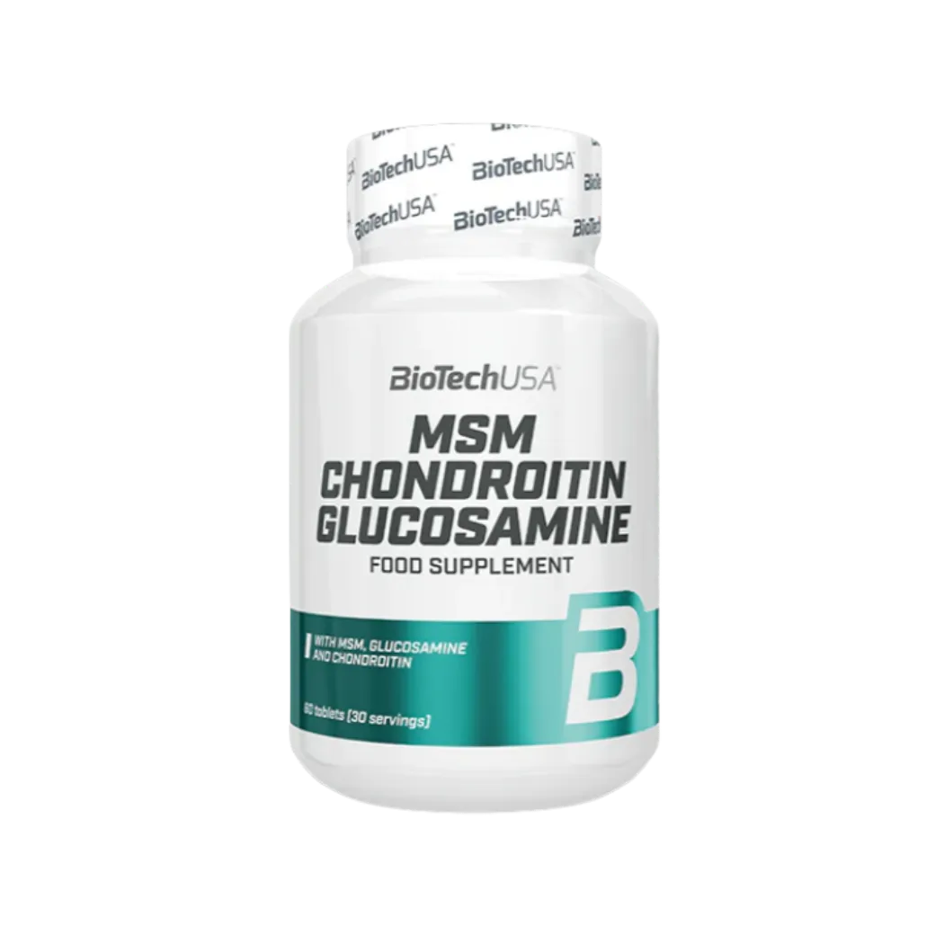 MSM Chondroitin Glucosamine de BiotechUSA (60 tabletas)