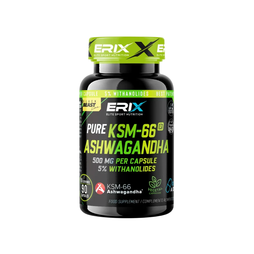 ASHWAGANDHA KSM66® de Erix Nutrition (90 Cápsulas)