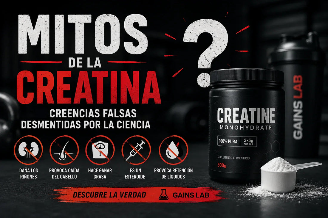 Mitos de la creatina: descubre la verdad sobre el suplemento más estudiado del mundo