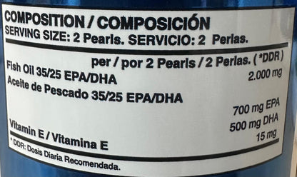 Omega 3 PLATINIUM de Bavarian Elite (90 perlas)