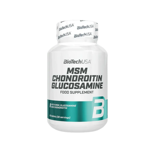 MSM Chondroitin Glucosamine de BiotechUSA (60 tabletas)