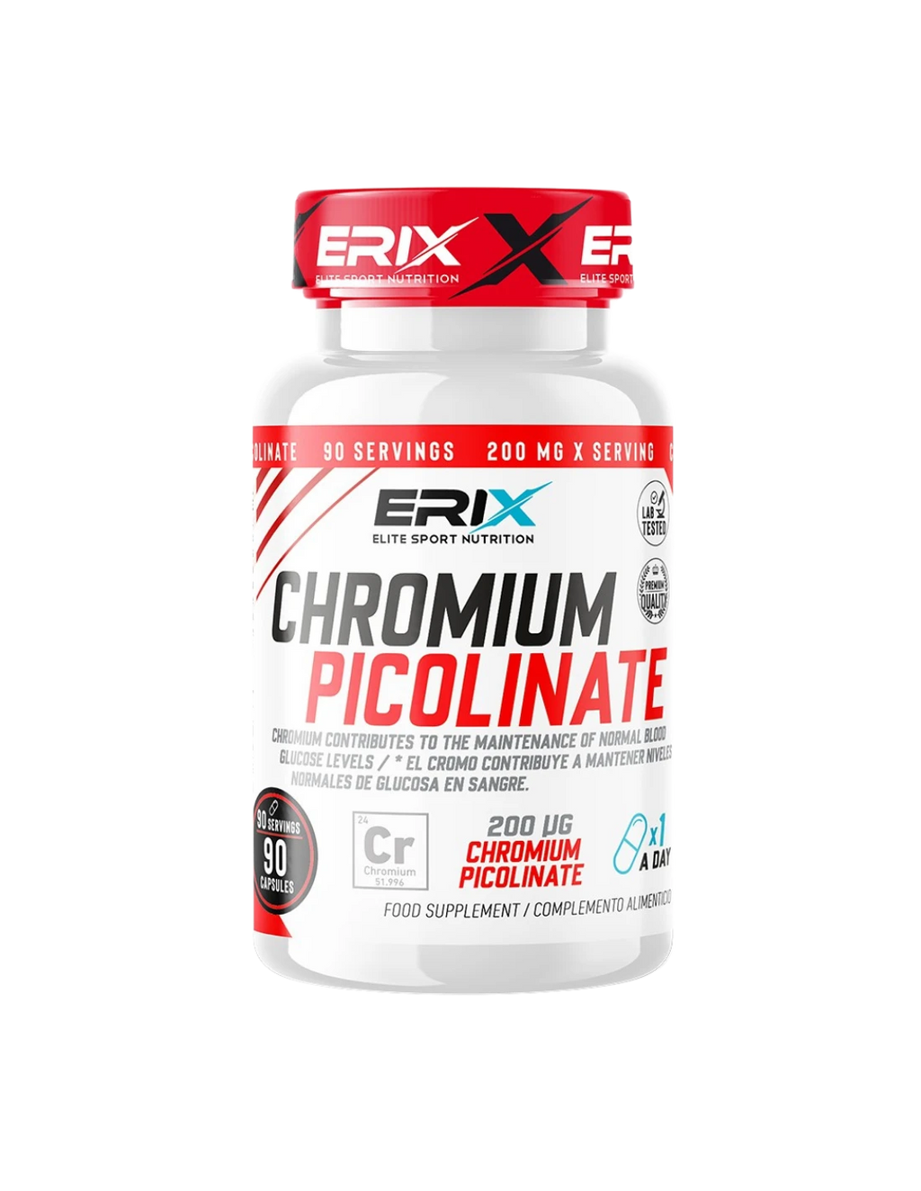 Picolinato de Cromo de Erix Nutrition (90 cápsulas)