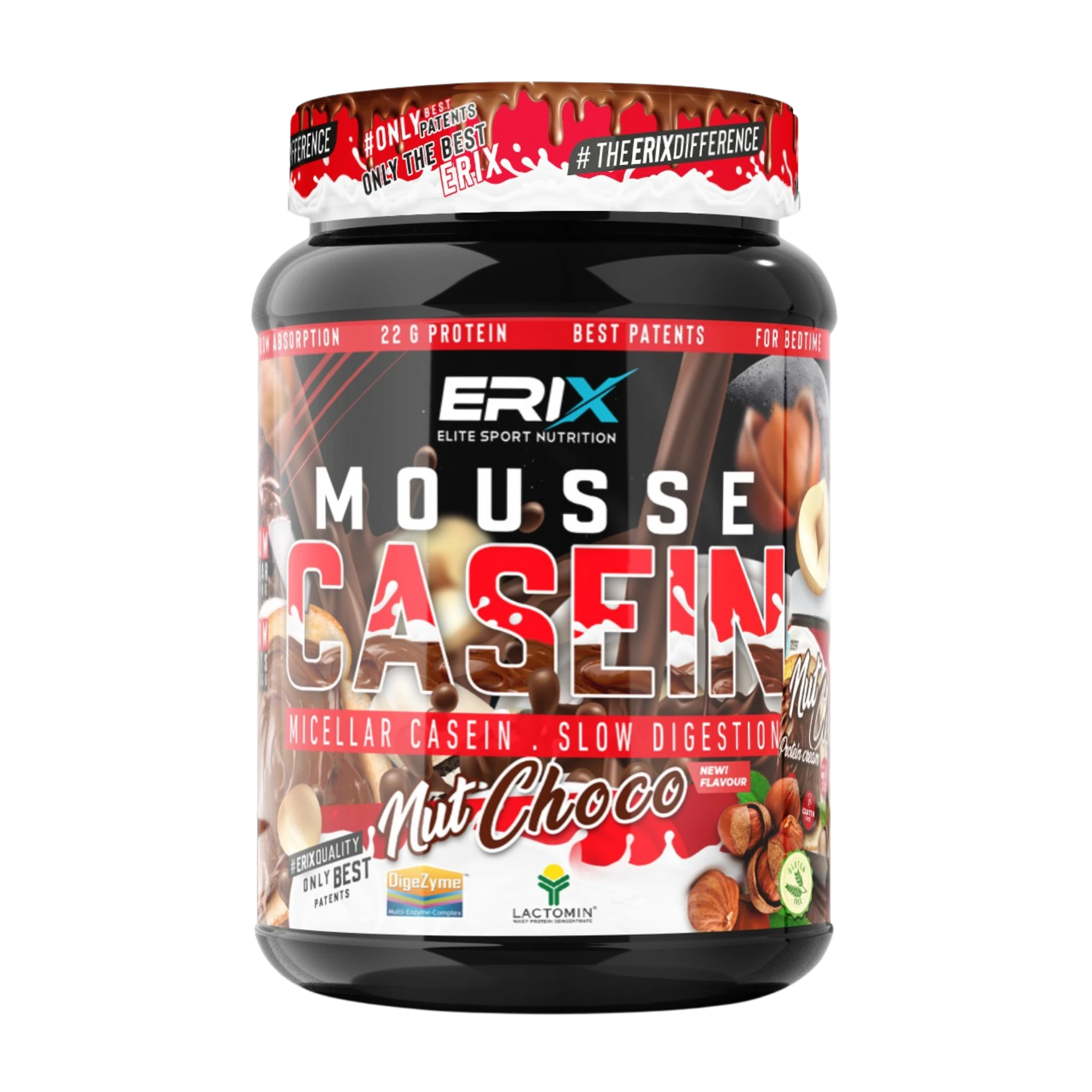 MOUSSE CASEIN de Erix Nutrition 1kg