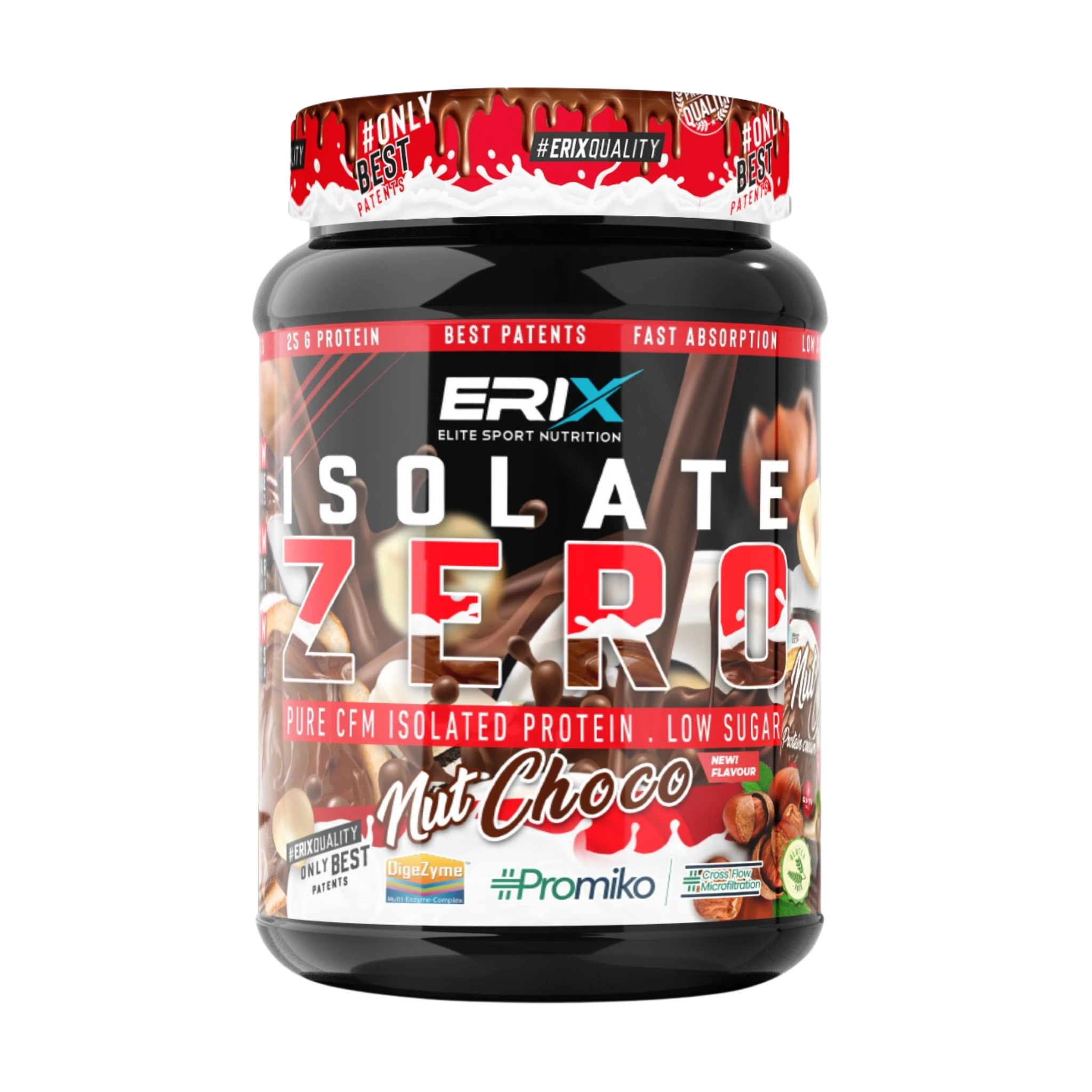 ISO Zero Black de Erix Nutrition 900gr