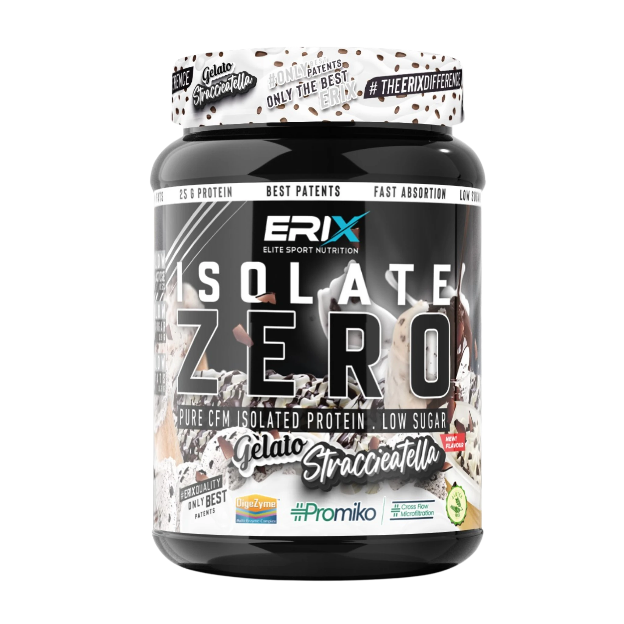 ISO Zero Black de Erix Nutrition 900gr