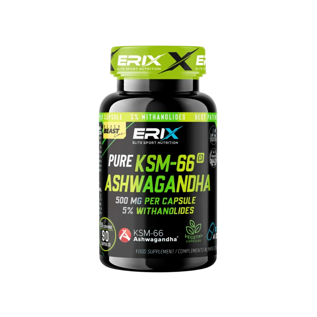 ASHWAGANDHA KSM66® de Erix Nutrition (90 Cápsulas)