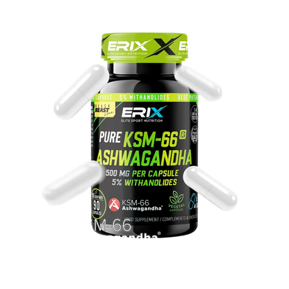 ASHWAGANDHA KSM66® de Erix Nutrition (90 Cápsulas)
