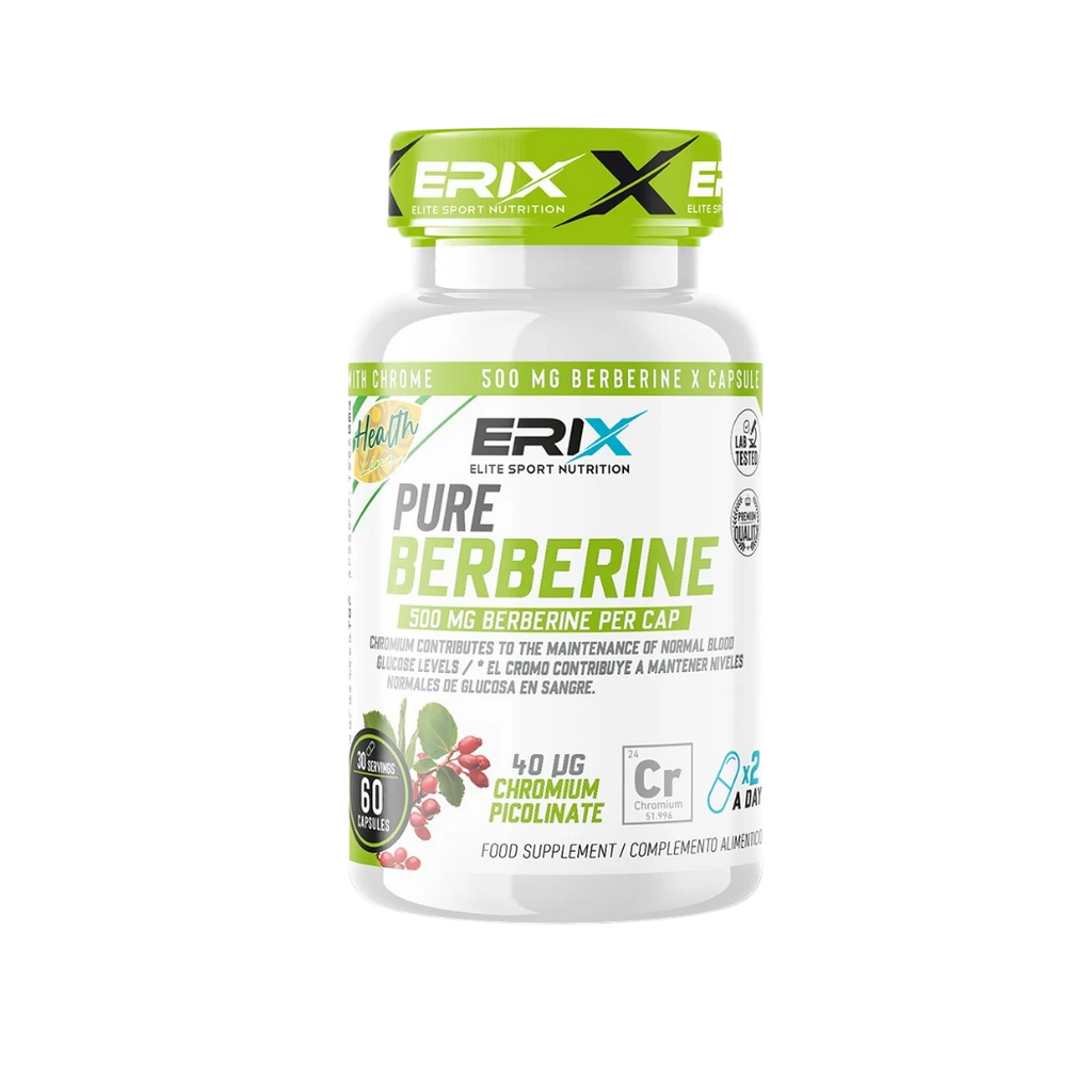 Pure Berberine 500 mg de Erix Nutrition (60 Cápsulas)