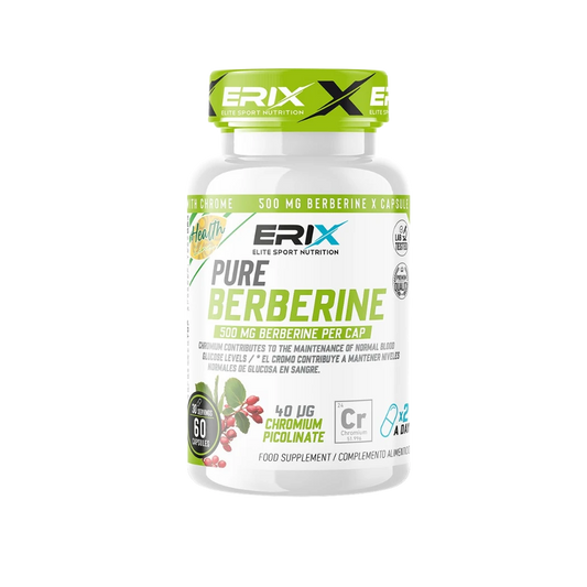 Pure Berberine 500 mg de Erix Nutrition (60 Cápsulas)