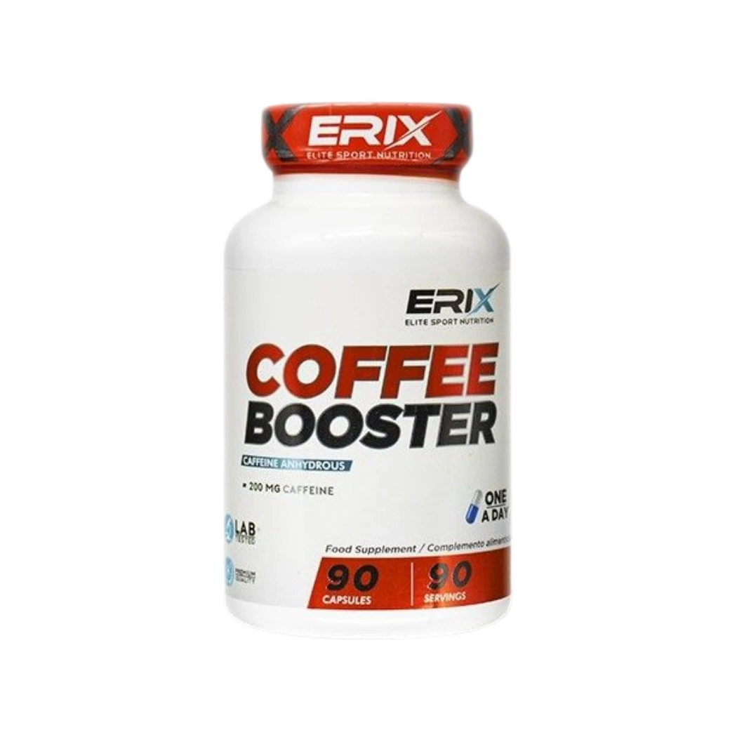 COFFE BOOSTER 200mg Cafeína de Erix Nutrition (90 Cápsulas)