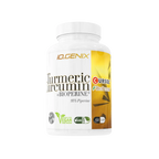 Turmeric Curcumin + Bioperine® de IOGenix (60 Cápsulas)