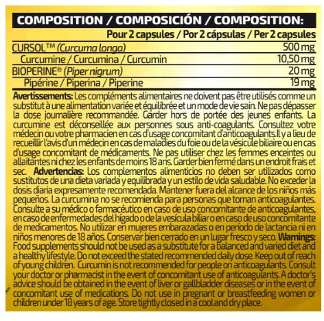 Turmeric Curcumin + Bioperine® de IOGenix (60 Cápsulas)