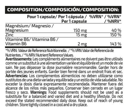 ZMA B6 de IOgenix (60 Cápsulas)