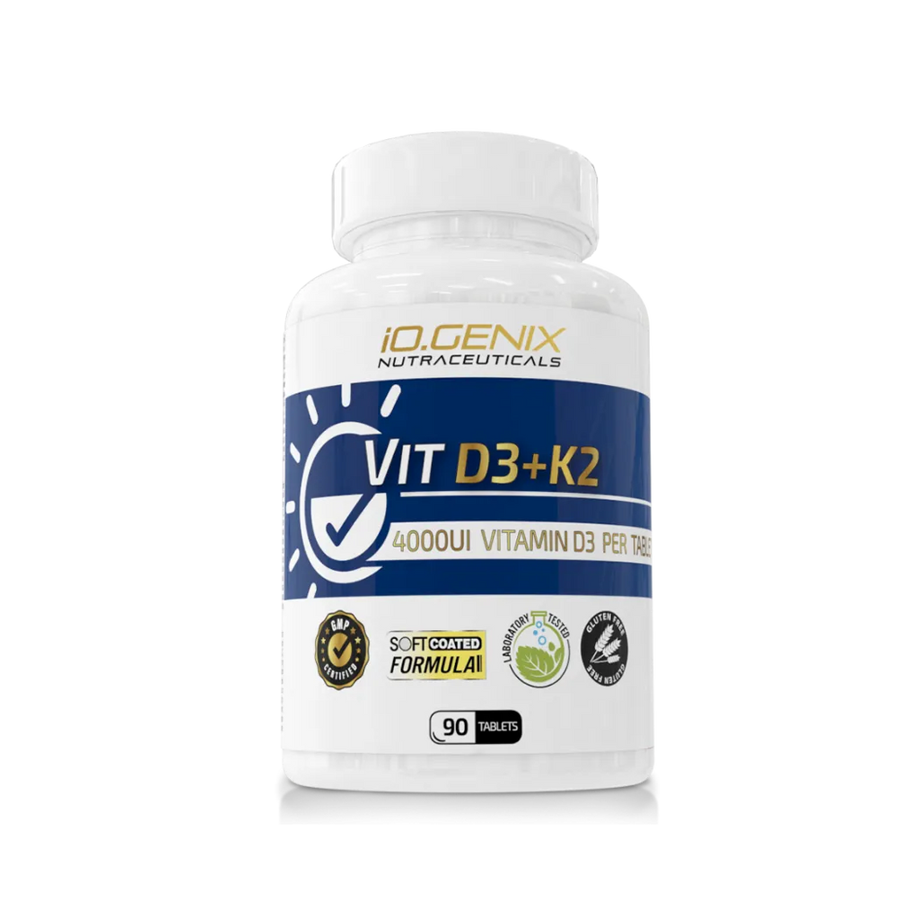 Vitamina D3 + K2 de IOGenix (90 Cápsulas)