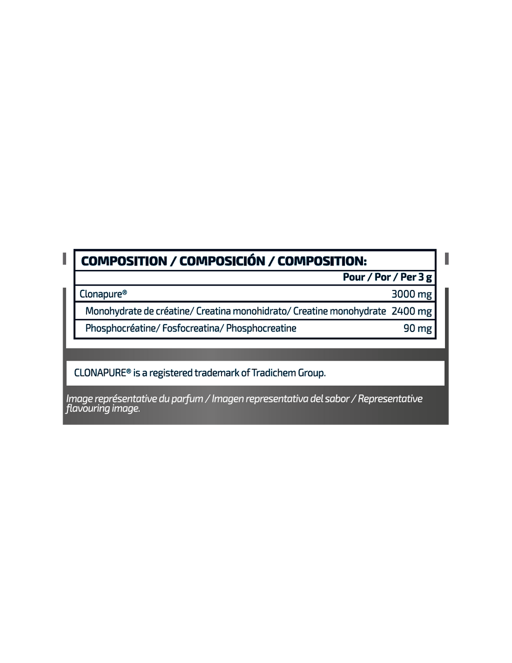 Creatine CP CLONAPURE de IOGenix 500gr