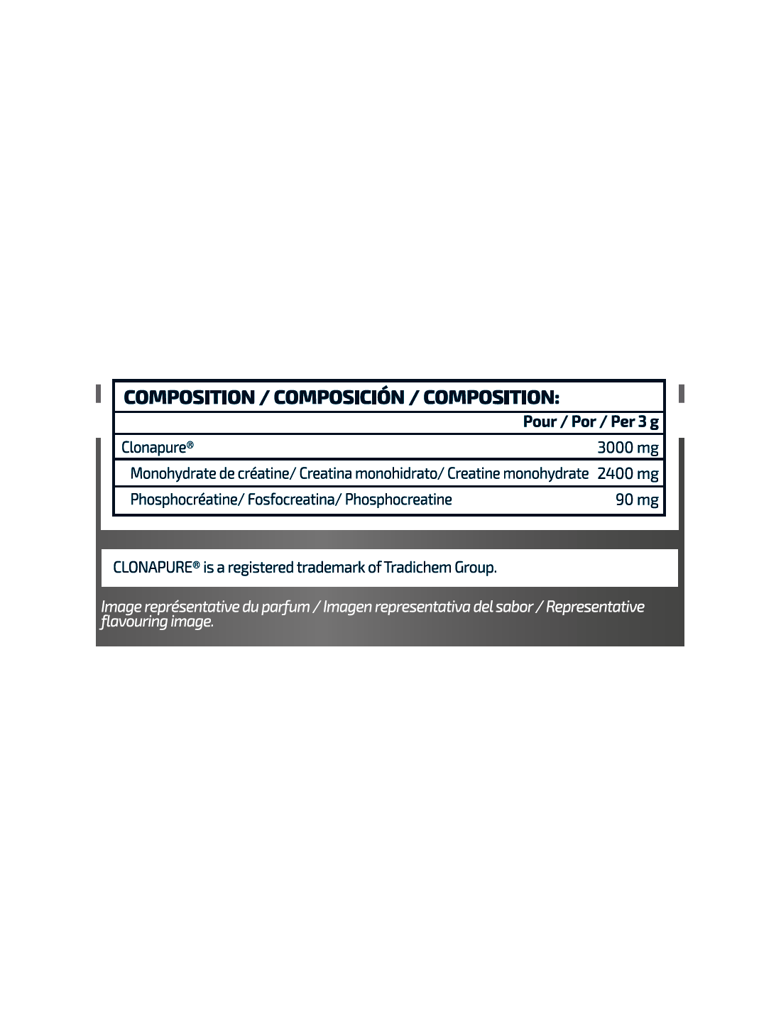 Creatine CP CLONAPURE de IOGenix 500gr
